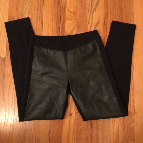 Zara Pants - Black faux leather Zara legging
